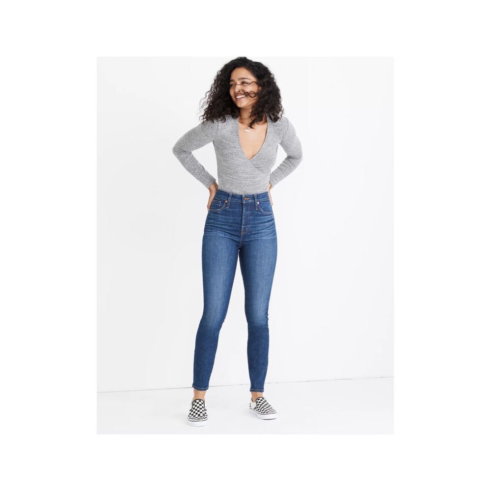 Madewell Curvy High-Rise Skinny Jeans in Moreaux Wash Size 35 Plus Size